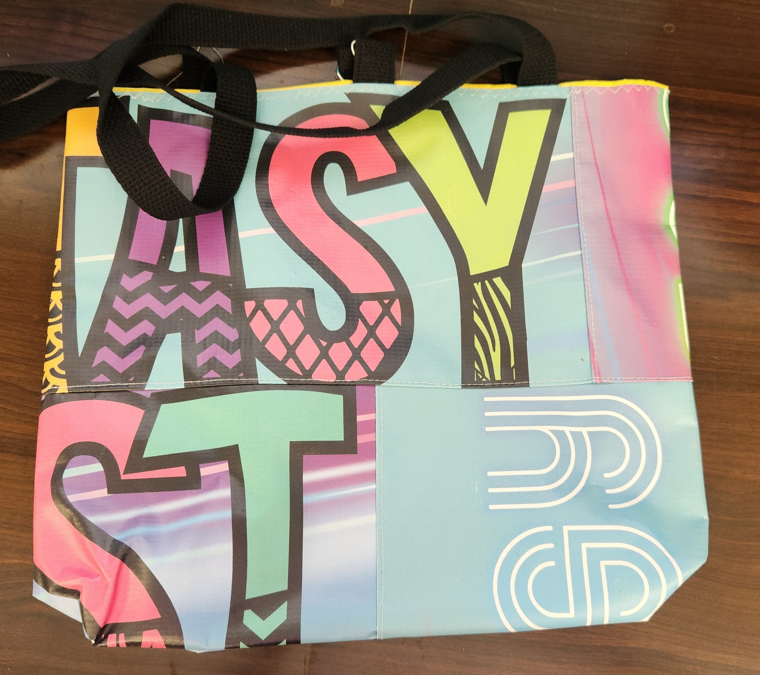 Fantasy Fest Repurposed Tote Blue