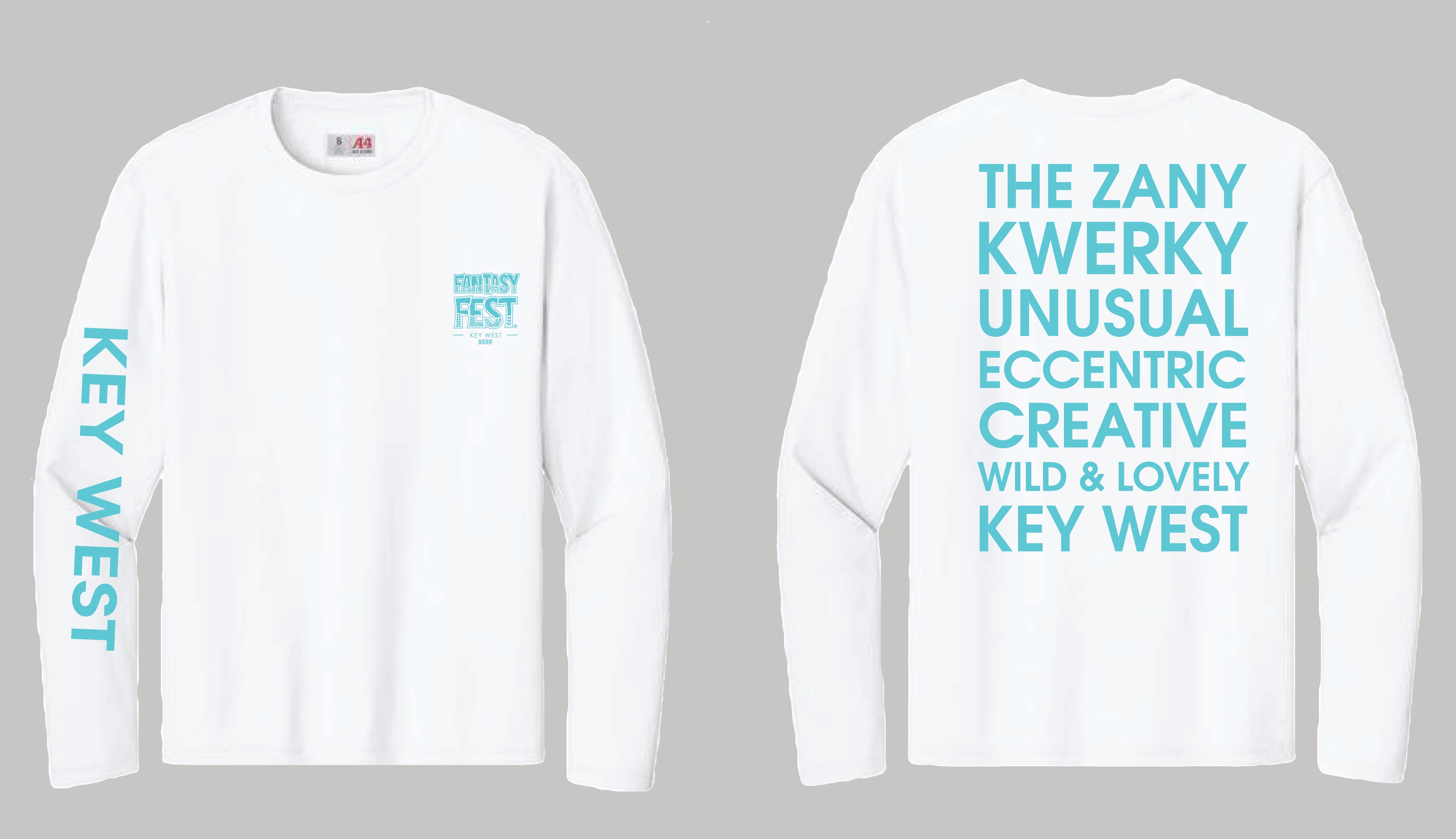 Fantasy Fest Cooling Performance Long Sleeve White