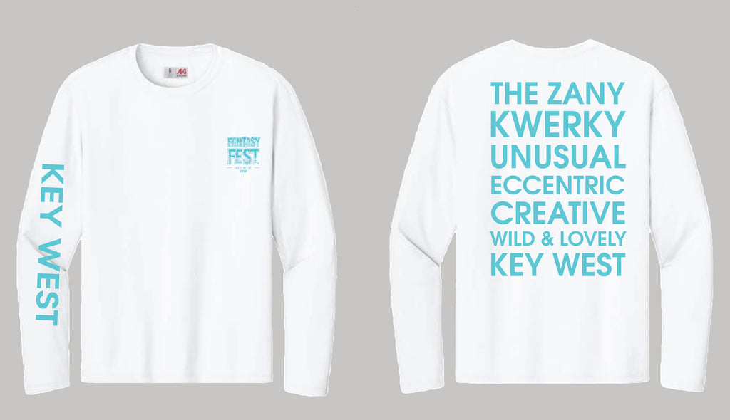 Fantasy Fest Cooling Performance Long Sleeve White